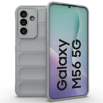 Samsung Galaxy M56 Rugged TPU-skal - Ljusgrå