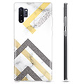 Samsung Galaxy Note10+ TPU-Skal - Abstrakt Marmor