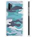 Samsung Galaxy Note10+ TPU-Skal - Blå Kamouflage