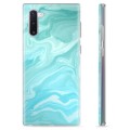 Samsung Galaxy Note10 TPU-Skal - Blå Marmor