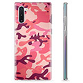 Samsung Galaxy Note10 TPU-Skal - Rosa Kamouflage