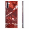Samsung Galaxy Note10 TPU-Skal - Röd Marmor