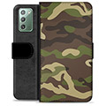 Samsung Galaxy Note20 Premium Plånboksfodral - Kamouflage