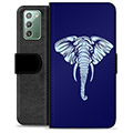 Samsung Galaxy Note20 Premium Plånboksfodral - Elefant