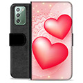 Samsung Galaxy Note20 Premium Plånboksfodral - Kärlek