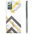 Samsung Galaxy Note20 TPU-Skal - Abstrakt Marmor
