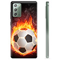 Samsung Galaxy Note20 TPU-Skal - Fotbollsflamma