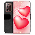 Samsung Galaxy Note20 Ultra Premium Plånboksfodral - Kärlek