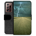 Samsung Galaxy Note20 Ultra Premium Plånboksfodral - Storm