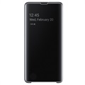 Samsung Galaxy S10+ Clear View Fodral EF-ZG975CBEGWW - Svart