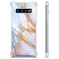 Samsung Galaxy S10 Hybridskal - Elegant Marmor