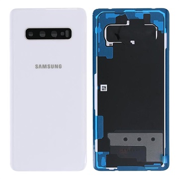 Samsung Galaxy S10+ Batterilucka GH82-18867B - Keramik Vit