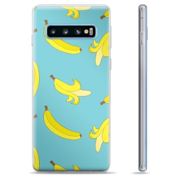 Samsung Galaxy S10+ TPU-Skal  - Bananer