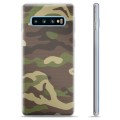 Samsung Galaxy S10+ TPU-Skal  - Kamouflage