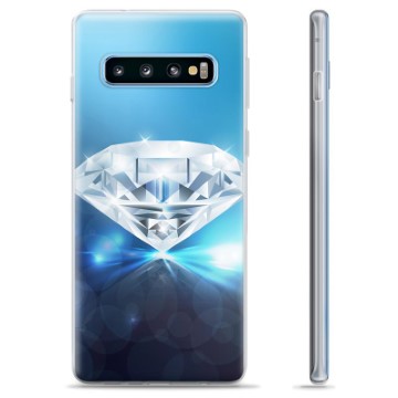 Samsung Galaxy S10+ TPU-Skal  - Diamant