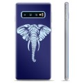Samsung Galaxy S10+ TPU-Skal  - Elefant