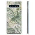 Samsung Galaxy S10+ TPU-Skal  - Tropisk
