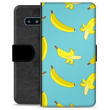 Samsung Galaxy S10 Premium Plånboksfodral - Bananer