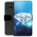 Samsung Galaxy S10 Premium Plånboksfodral - Diamant