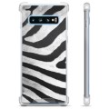 Samsung Galaxy S10+ Hybridskal - Zebra