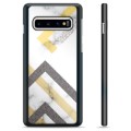 Samsung Galaxy S10+ Skyddsskal - Abstrakt Marmor