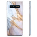 Samsung Galaxy S10+ TPU-Skal - Elegant Marmor