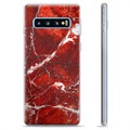 Samsung Galaxy S10+ TPU-Skal - Räd Marmor