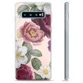 Samsung Galaxy S10+ TPU-Skal - Romantiska Blommor