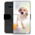 Samsung Galaxy S10 Premium Plånboksfodral - Hund