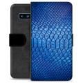Samsung Galaxy S10 Premium Plånboksfodral - Läder