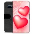 Samsung Galaxy S10 Premium Plånboksfodral - Kärlek