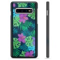 Samsung Galaxy S10 Skyddsskal - Tropiska Blommor