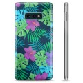 Samsung Galaxy S10e TPU-Skal - Tropiska Blommor