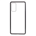 Samsung Galaxy S20 FE Magnetiskt Skal med Härdat Glas - Svart