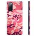 Samsung Galaxy S20 FE TPU-Skal - Rosa Kamouflage