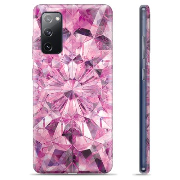 Samsung Galaxy S20 FE TPU-Skal - Rosa Kristall
