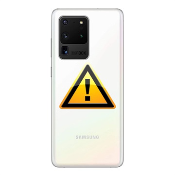 Samsung Galaxy S20 Ultra 5G Bak Skal Reparation - Vit