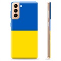 Samsung Galaxy S21+ 5G TPU-Skal Ukrainska Flaggan - Gul och ljusblå