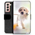 Samsung Galaxy S21 5G Premium Plånboksfodral - Hund