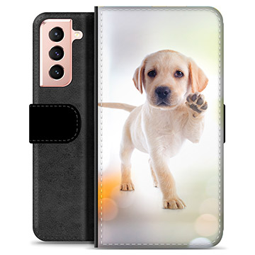 Samsung Galaxy S21 5G Premium Plånboksfodral - Hund