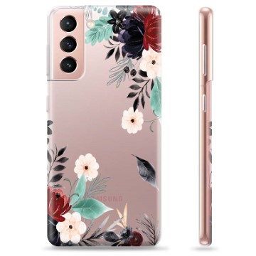 Samsung Galaxy S21 5G TPU-Skal - Höstblommor