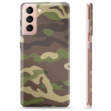 Samsung Galaxy S21 5G TPU-Skal - Kamouflage