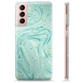 Samsung Galaxy S21 5G TPU-Skal - Grön Mynta