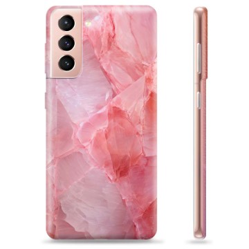Samsung Galaxy S21 5G TPU-Skal - Rosa Kvarts