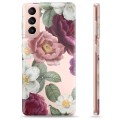 Samsung Galaxy S21 5G TPU-Skal - Romantiska Blommor