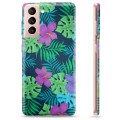 Samsung Galaxy S21 5G TPU-Skal - Tropiska Blommor