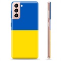 Samsung Galaxy S21 5G TPU-Skal Ukrainska Flaggan - Gul och ljusblå