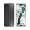 Samsung Galaxy S21 Ultra 5G Fram Skal & LCD Display GH82-26035B - Silver