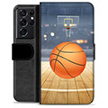 Samsung Galaxy S21 Ultra 5G Premium Plånboksfodral - Basket