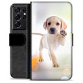 Samsung Galaxy S21 Ultra 5G Premium Plånboksfodral - Hund